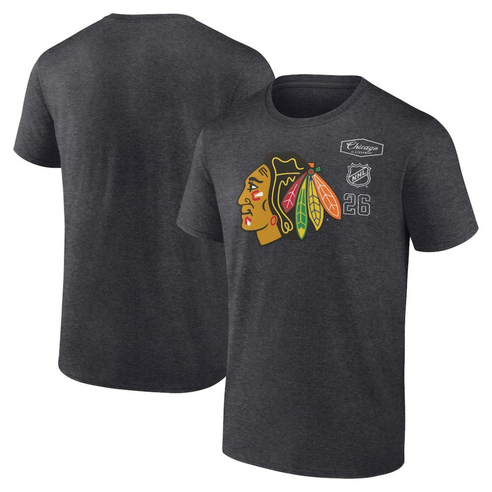 Chicago Blackhawks Fanatics Origin T-Shirt - Heather Charcoal | Fanatics sale