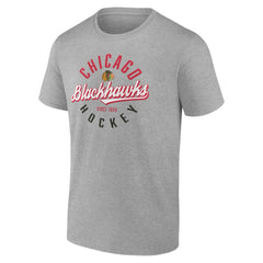 Chicago Blackhawks Fanatics Emblem T-Shirt - Gray | Fanatics on sale