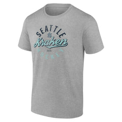 Seattle Kraken Fanatics Emblem T-Shirt - Gray | Fanatics Lifestyle