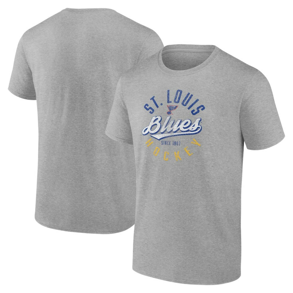 St. Louis Blues Fanatics Emblem T-Shirt - Gray | Fanatics sale