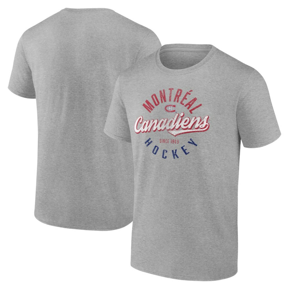 Montreal Canadiens Fanatics Emblem T-Shirt - Gray | Fanatics sale