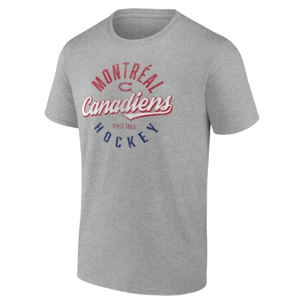 Montreal Canadiens Fanatics Emblem T-Shirt - Gray | Fanatics sale
