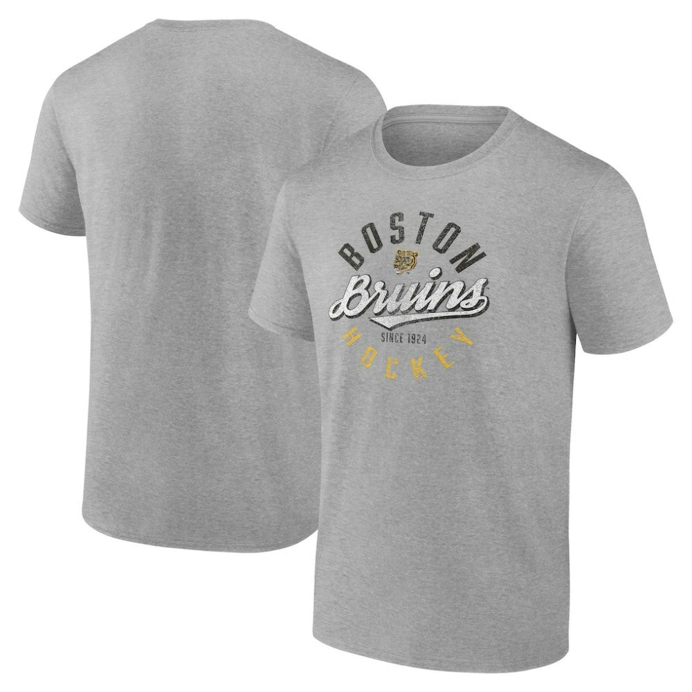 Boston Bruins Fanatics Emblem T-Shirt - Gray | Fanatics discount