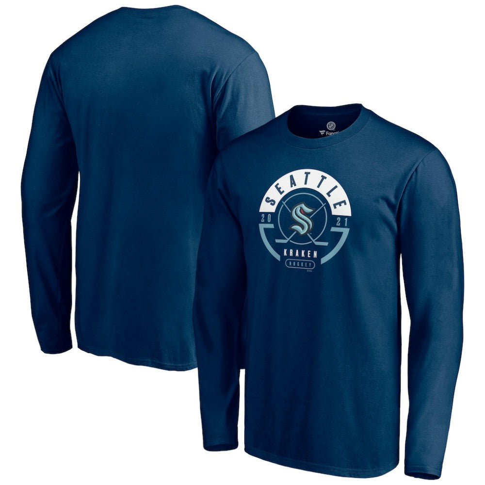 Seattle Kraken Fanatics Block Party Long Sleeve T-Shirt - Deep Sea Blue | Fanatics online