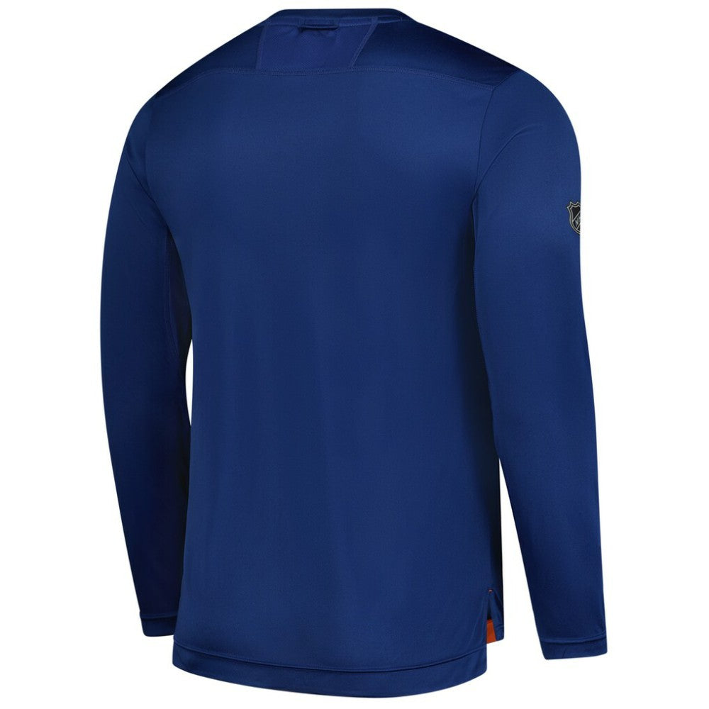Edmonton Oilers Fanatics Authentic Pro Tech Long Sleeve T-Shirt - Royal | Fanatics Lifestyle