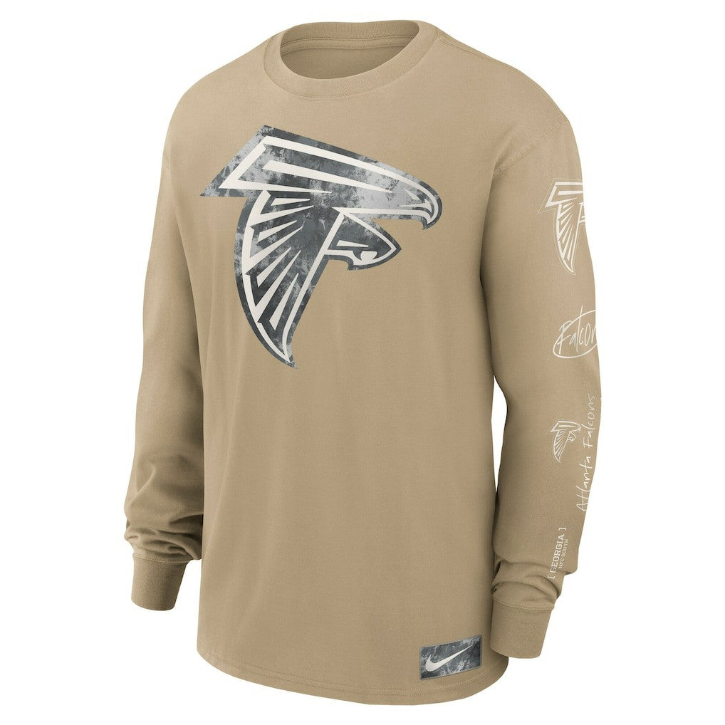 Atlanta Falcons Essential Statement Max90 Long Sleeve T-Shirt - Tan - Nike