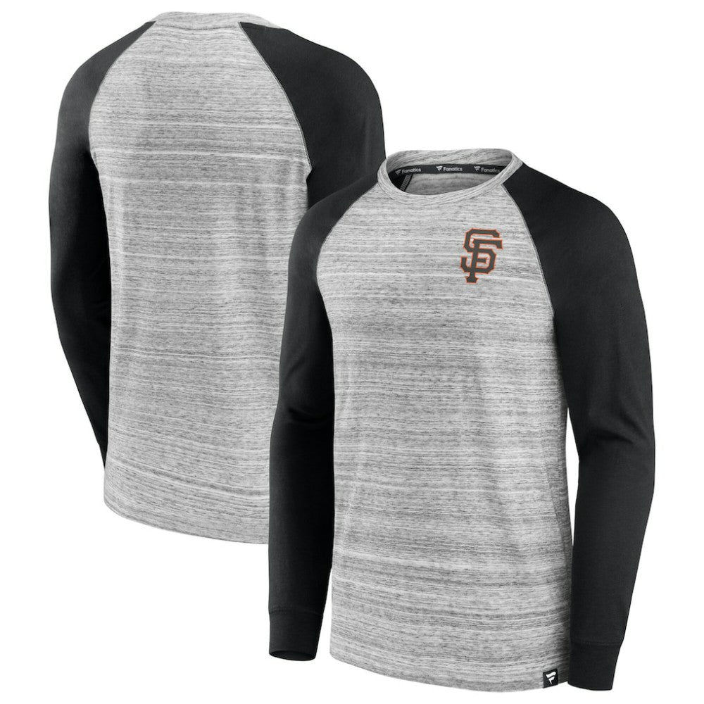San Francisco Giants Fanatics Iconic Streaky Raglan Long Sleeve T-Shirt Sale