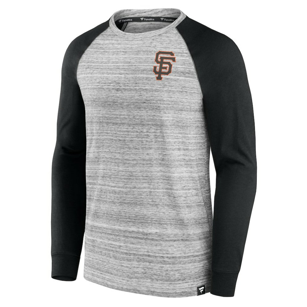 San Francisco Giants Fanatics Iconic Streaky Raglan Long Sleeve T-Shirt Sale