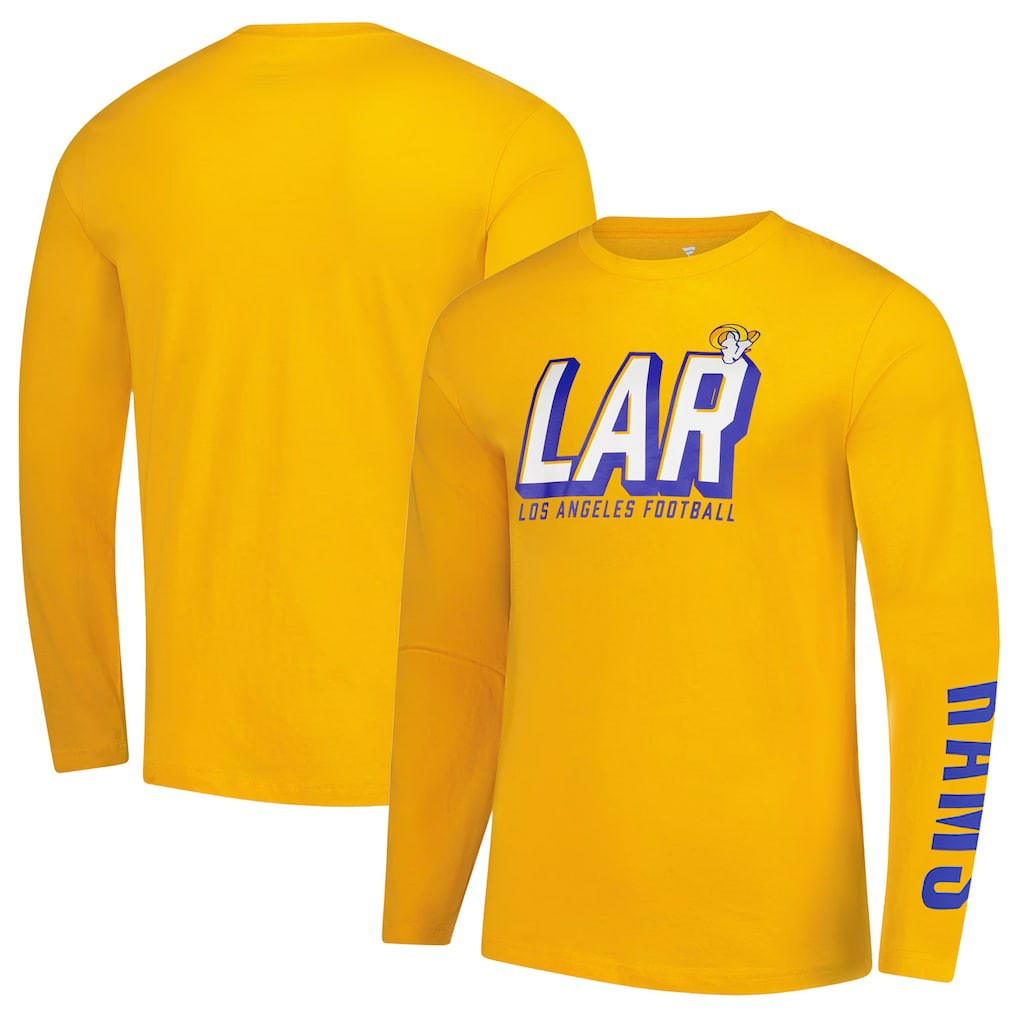 Los Angeles Rams Long Sleeve T-Shirt - Gold - Fanatics