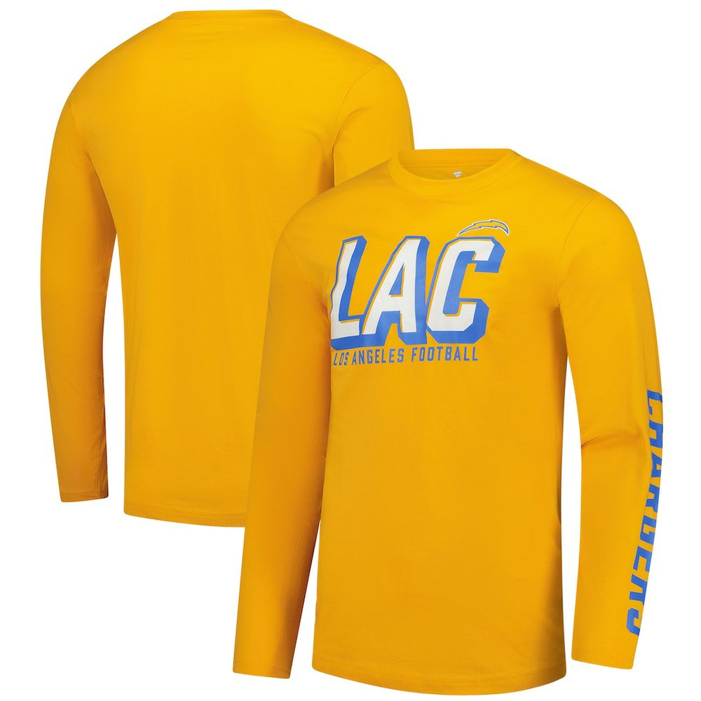 Los Angeles Chargers Long Sleeve T-Shirt - Gold - Fanatics