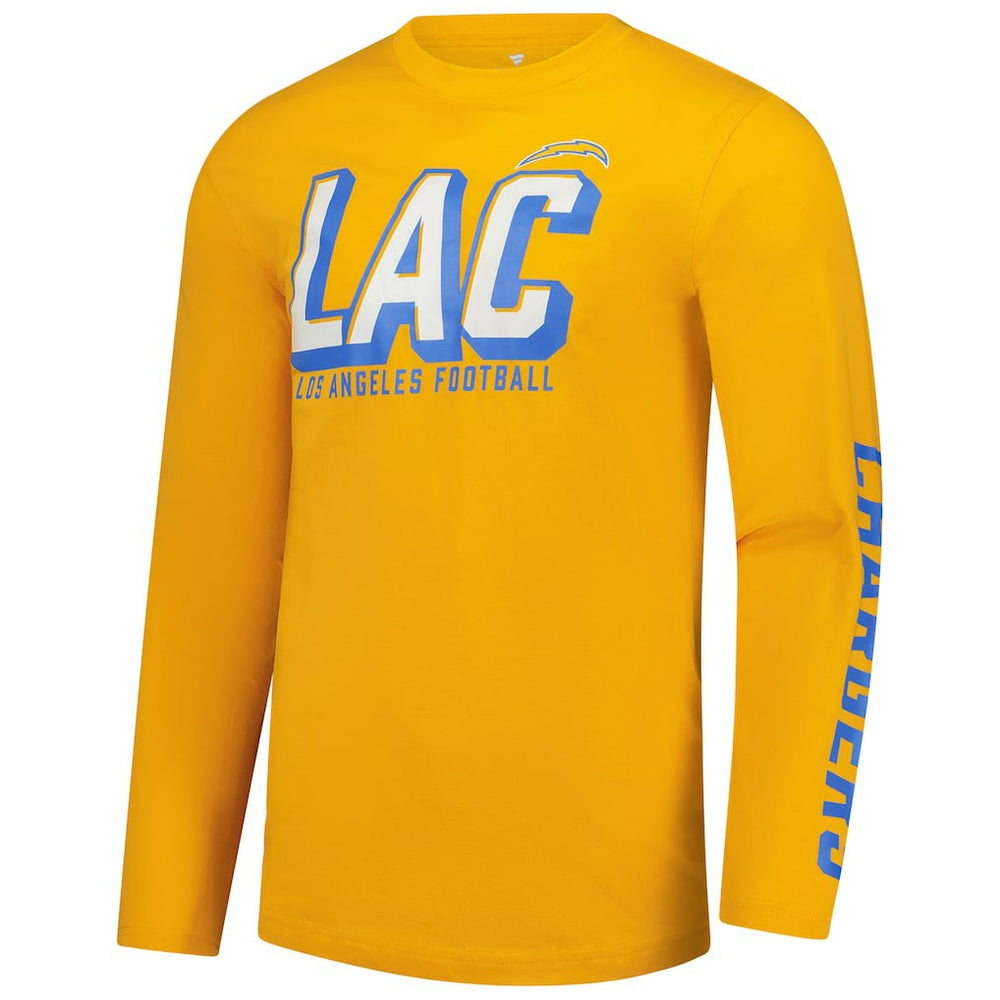 Los Angeles Chargers Long Sleeve T-Shirt - Gold - Fanatics