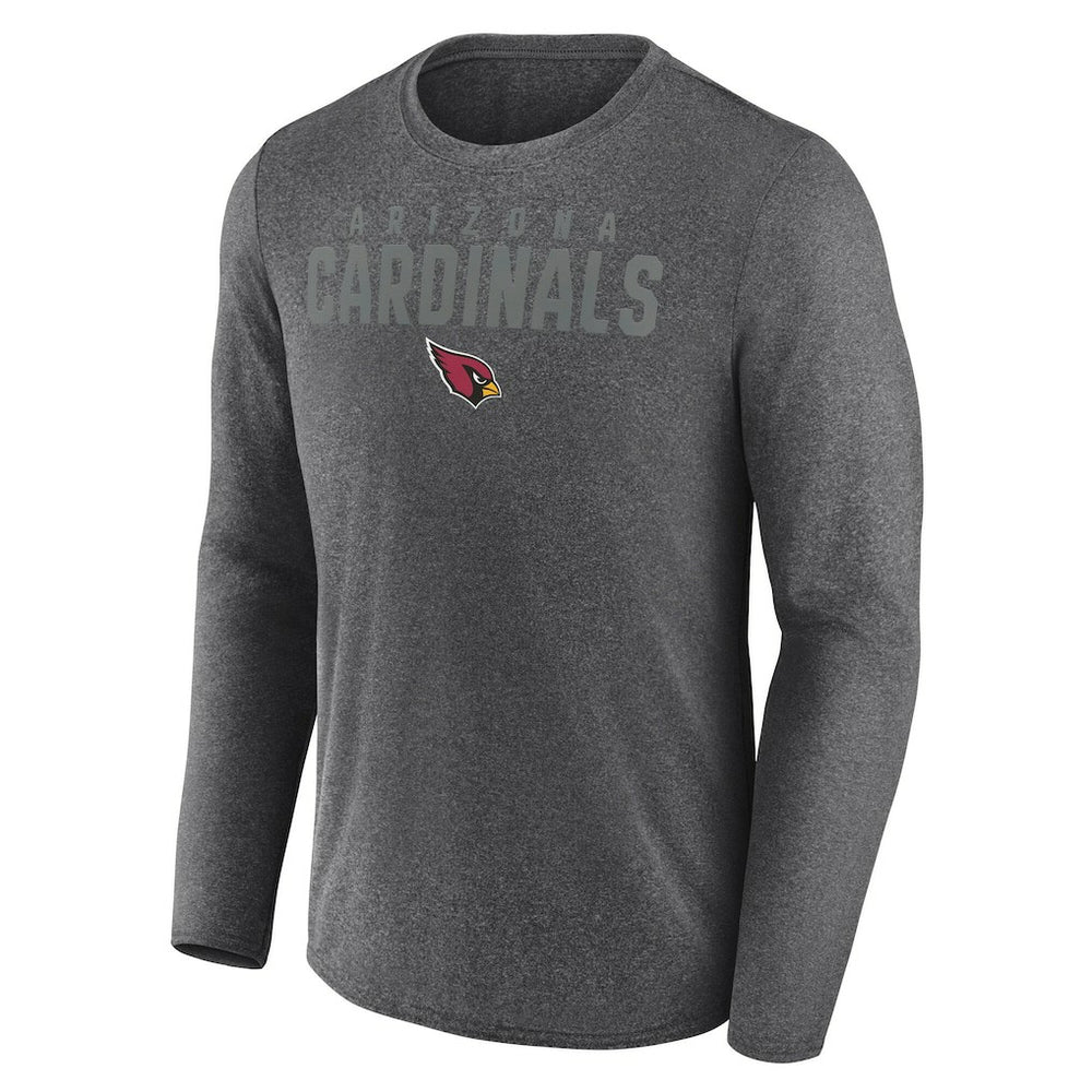 Arizona Cardinals Blackout Long Sleeve T-Shirt - Heather Charcoal - Fanatics