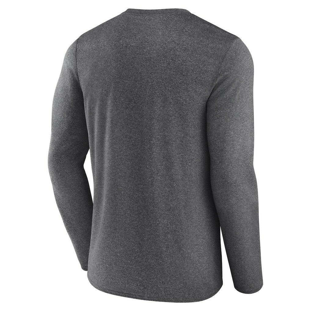 Arizona Cardinals Blackout Long Sleeve T-Shirt - Heather Charcoal - Fanatics