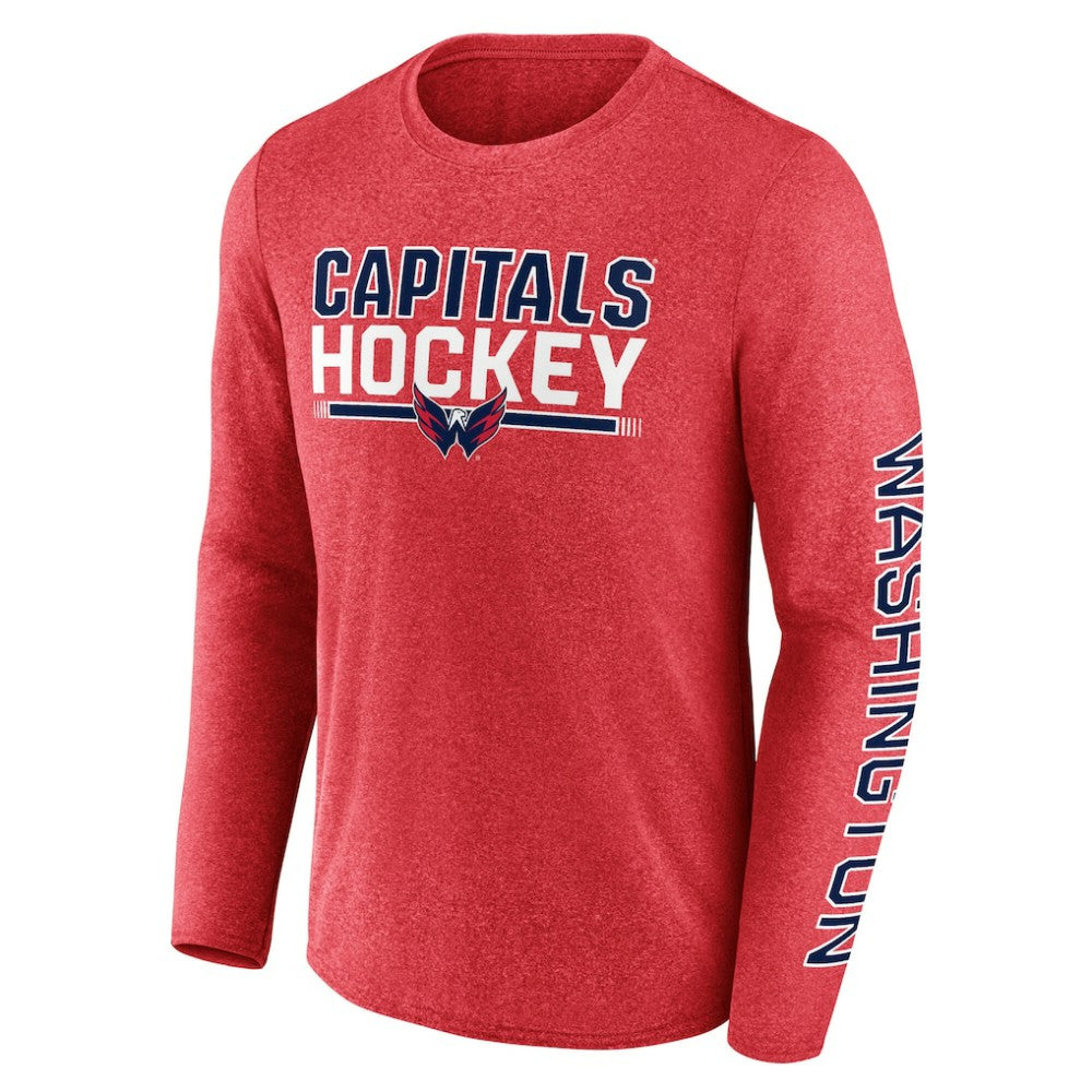 Washington Capitals Fanatics Sweep Iconic Synthetic Long Sleeve T-Shirt - Heather Red | Fanatics sale
