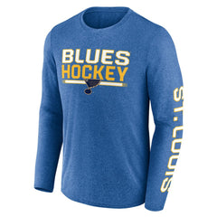 St. Louis Blues Fanatics Sweep Iconic Synthetic Long Sleeve T-Shirt - Heather Blue | Fanatics sale