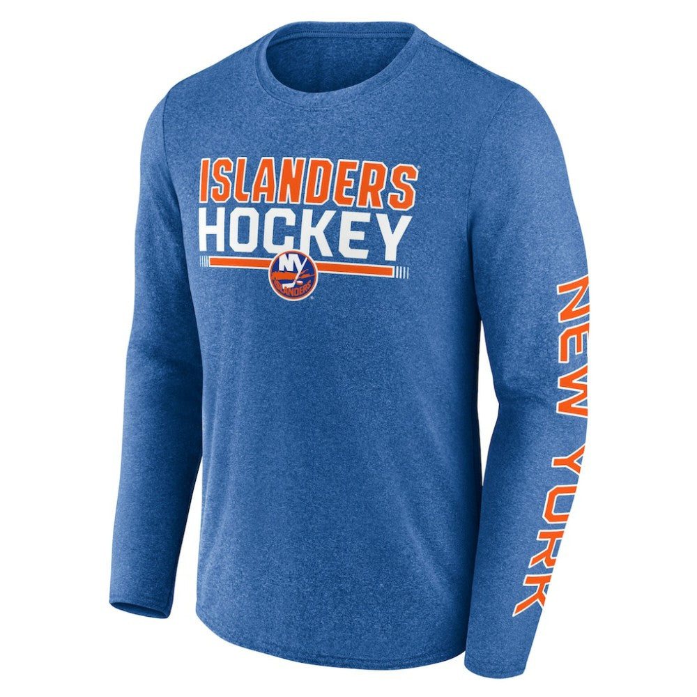 New York Islanders Fanatics Sweep Iconic Synthetic Long Sleeve T-Shirt - Heather Royal | Fanatics online