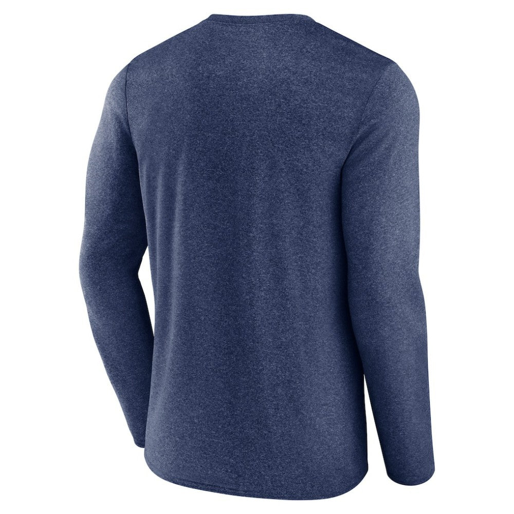 Seattle Kraken Fanatics Sweep Iconic Synthetic Long Sleeve T-Shirt - Heather Deep Sea Blue | Fanatics online