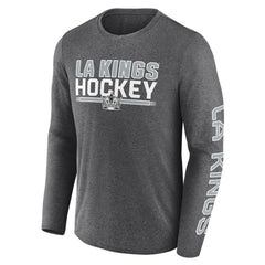 Los Angeles Kings Fanatics Sweep Iconic Synthetic Long Sleeve T-Shirt - Heather Charcoal | Fanatics discount