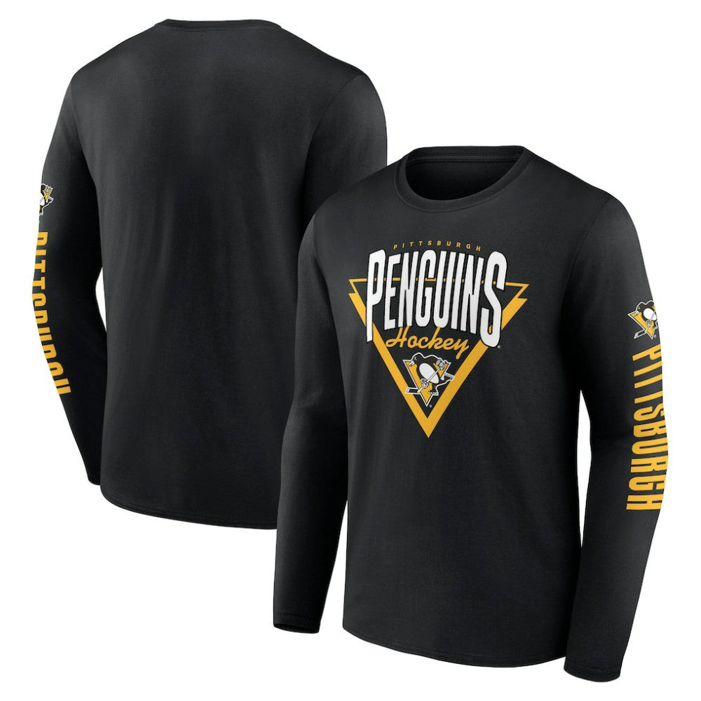Pittsburgh Penguins Fanatics Headline Long Sleeve T-Shirt - Black | Fanatics on sale