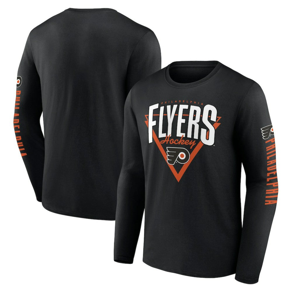 Philadelphia Flyers Fanatics Headline Long Sleeve T-Shirt - Black | Fanatics discount