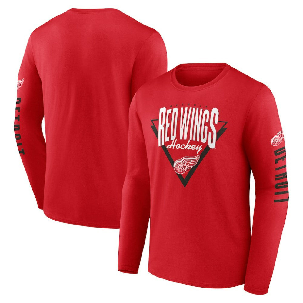 Detroit Red Wings Fanatics Headline Long Sleeve T-Shirt - Red | Fanatics on sale