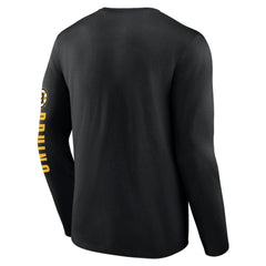 Boston Bruins Fanatics Headline Long Sleeve T-Shirt - Black | Fanatics Clearance
