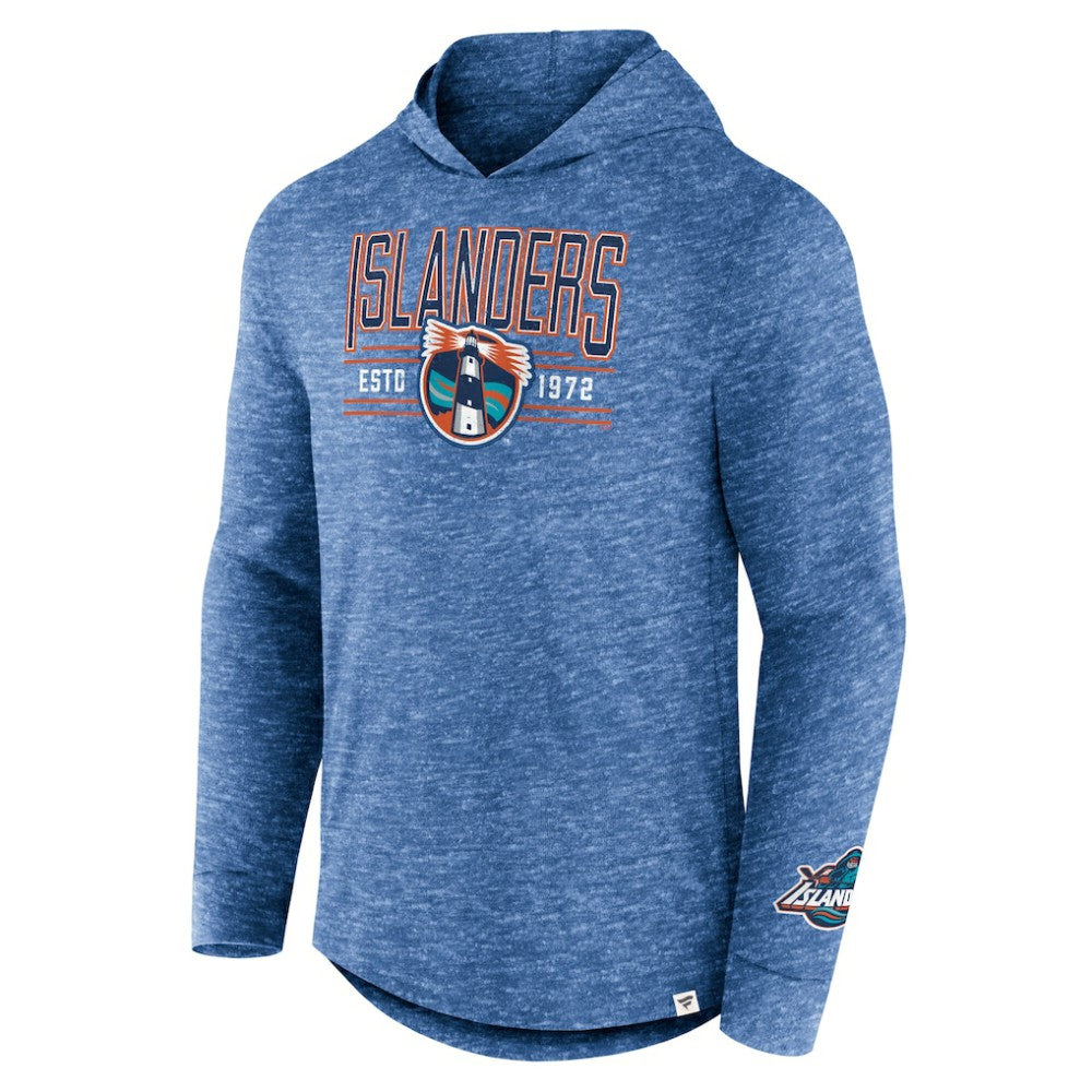 New York Islanders Fanatics Slub Pullover Hoodie - Heather Royal | Fanatics sale