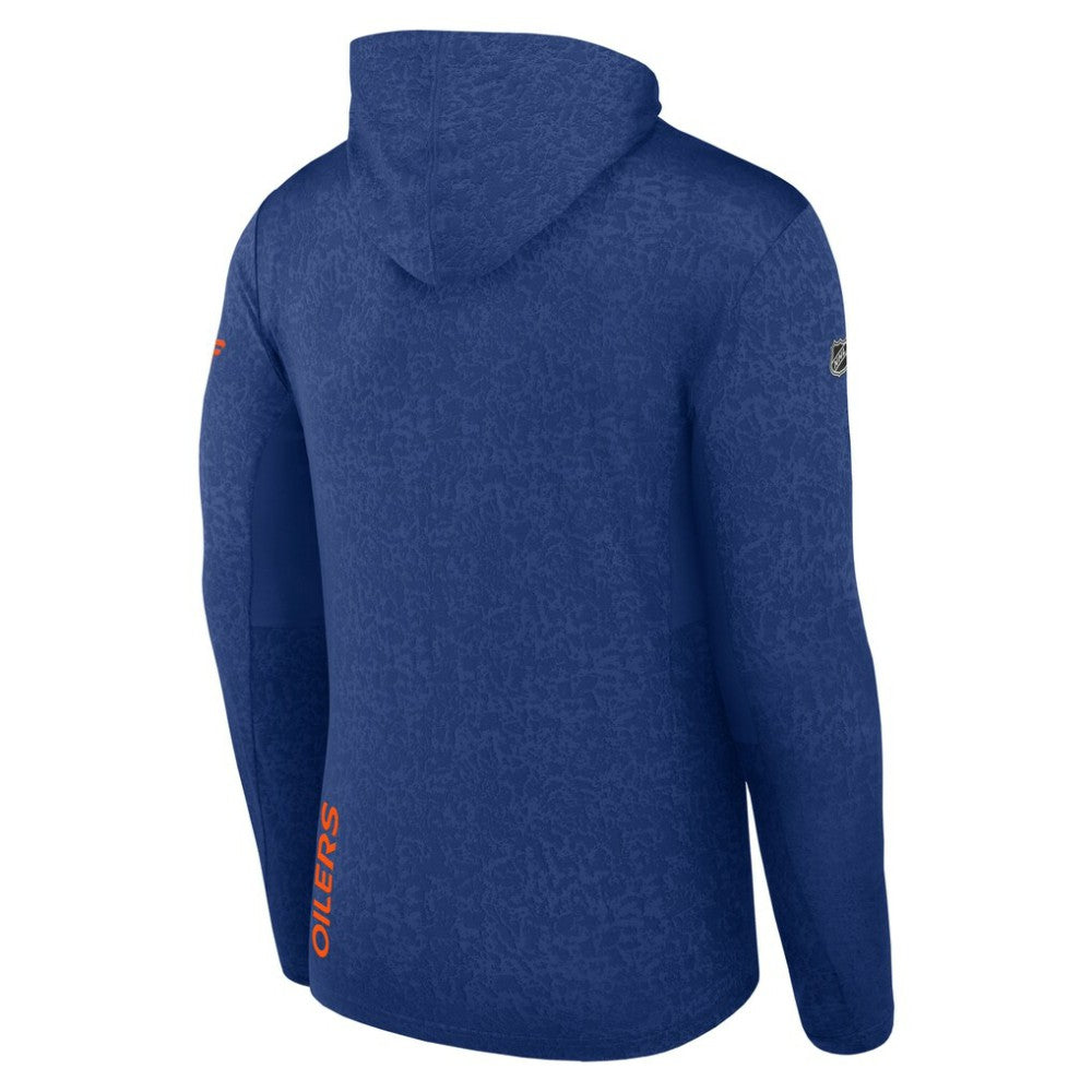 Edmonton Oilers Fanatics Authentic Pro Lightweight Pullover Hoodie - Royal | Fanatics Lifestyle