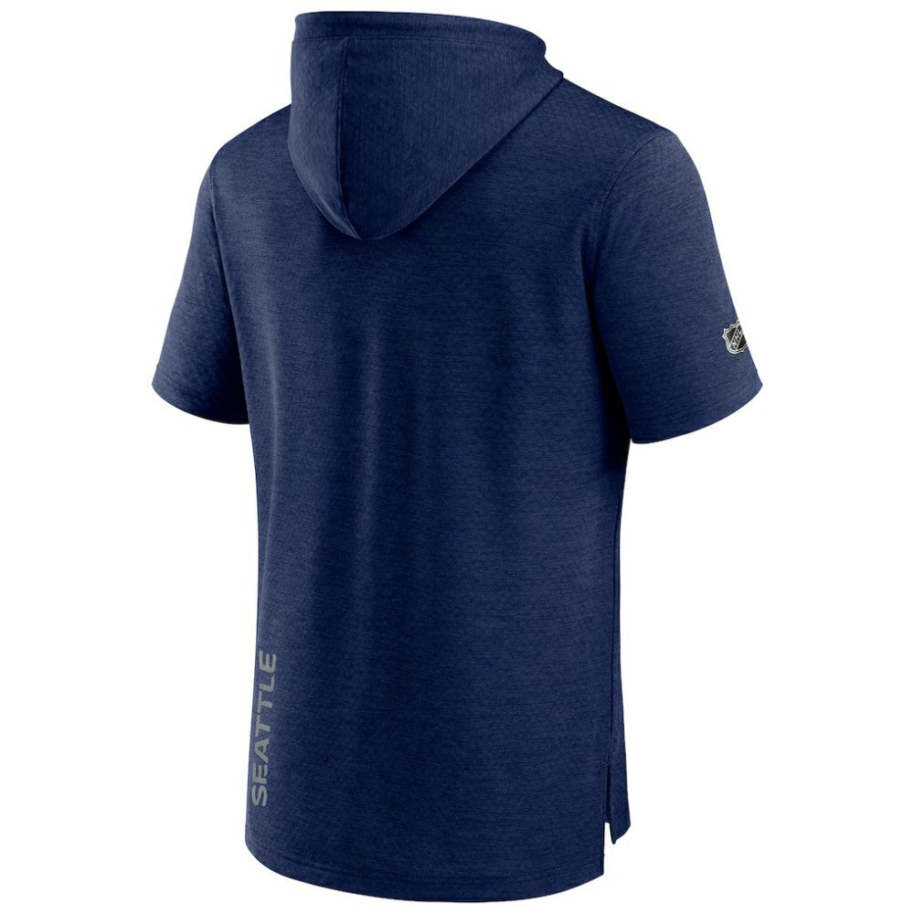 Seattle Kraken Fanatics Authentic Pro Pullover Hoodie - Heather Deep Sea Blue | Fanatics on sale
