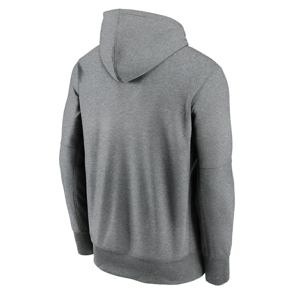 Philadelphia Eagles Performance Fleece Pullover Hoodie - Heather Gray - Nike