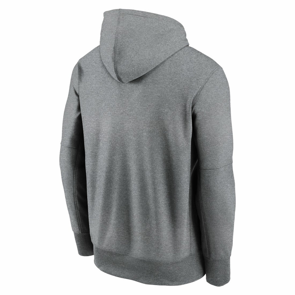 New York Jets Performance Fleece Pullover Hoodie - Heather Gray - Nike