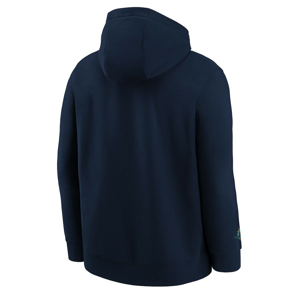 Miami Dolphins Youth 2025 Rivalries Collection Club Hoodie - Pitch Blue - Nike