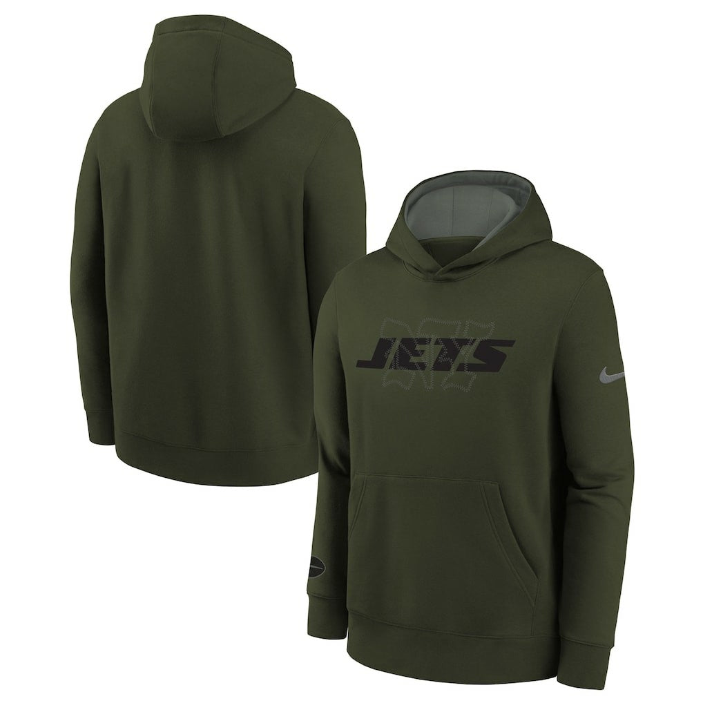 New York Jets Youth 2025 Rivalries Collection Club Hoodie - Gotham Green - Nike
