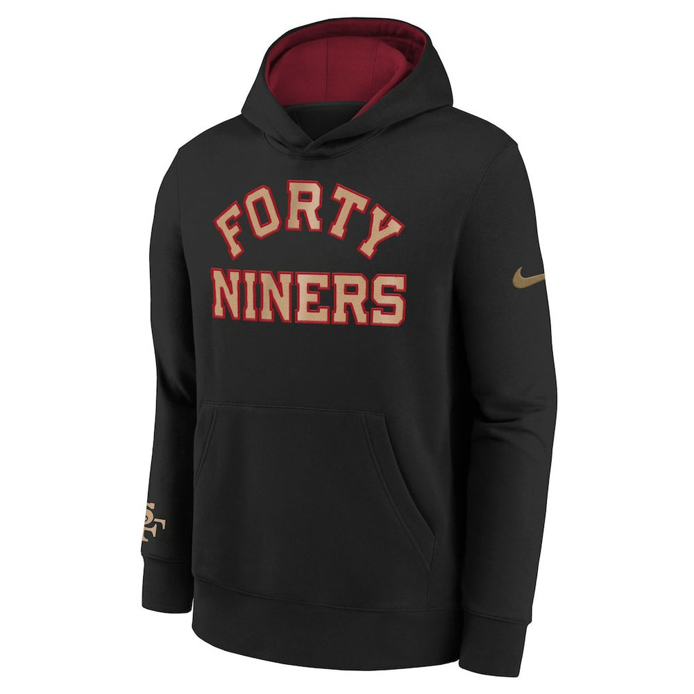 San Francisco 49ers Youth 2025 Rivalries Collection Club Hoodie - Black - Nike