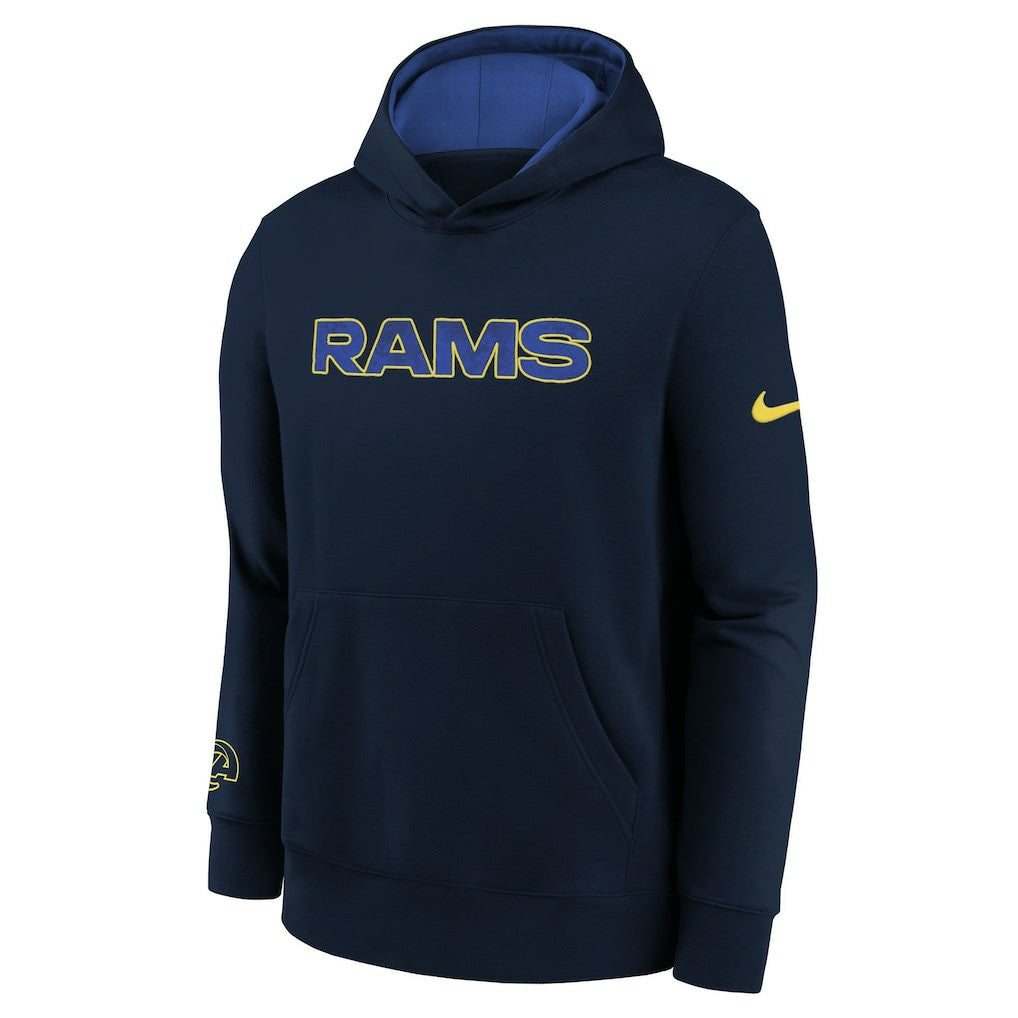 Los Angeles Rams Youth 2025 Rivalries Collection Club Hoodie - Midnight Blue - Nike