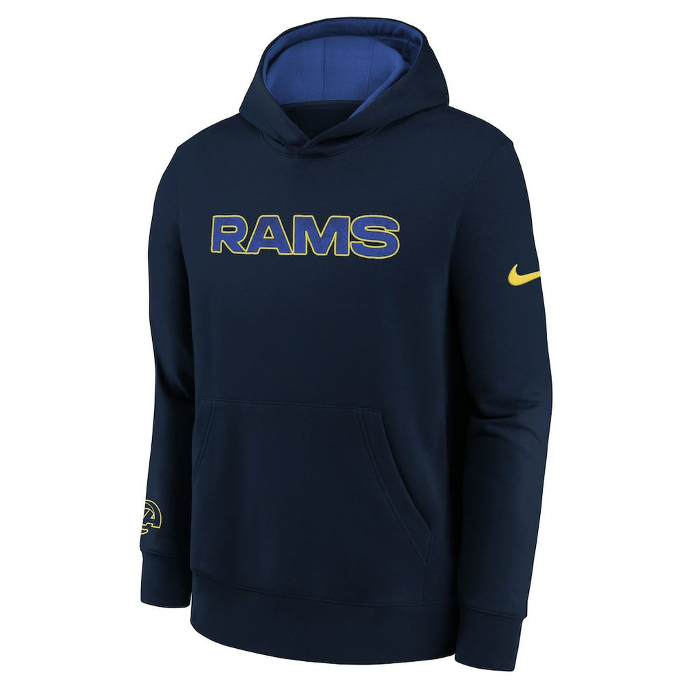 Los Angeles Rams Youth 2025 Rivalries Collection Club Hoodie - Midnight Blue - Nike