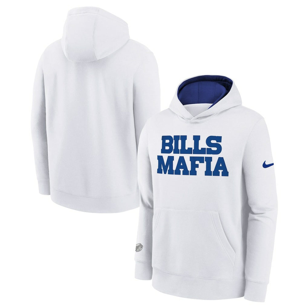 Buffalo Bills Youth 2025 Rivalries Collection Club Hoodie - White - Nike