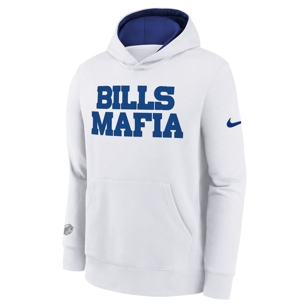 Buffalo Bills Youth 2025 Rivalries Collection Club Hoodie - White - Nike