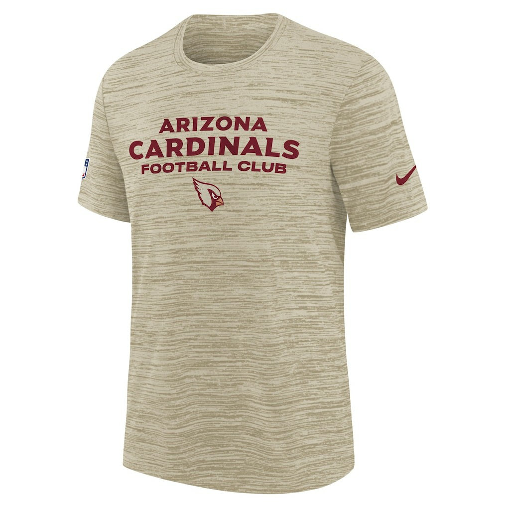 Arizona Cardinals Youth 2025 Rivalries Collection Sideline Velocity Dri-FIT T-Shirt - Natural - Nike