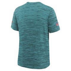 Miami Dolphins Youth 2025 Rivalries Collection Sideline Velocity Dri-FIT T-Shirt - Turbo Green - Nike