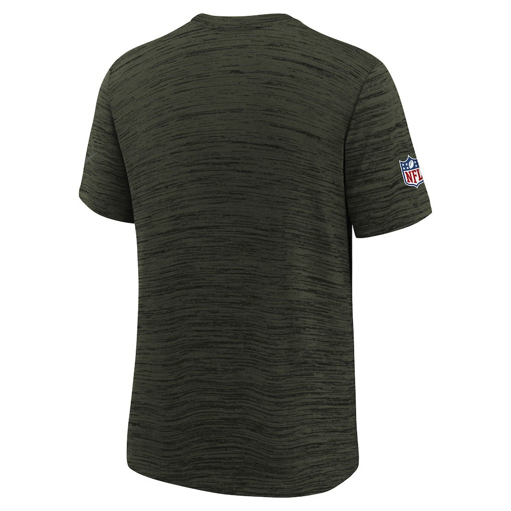 New York Jets Youth 2025 Rivalries Collection Sideline Velocity Dri-FIT T-Shirt - Gotham Green - Nike