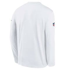 Buffalo Bills Youth 2025 Rivalries Collection Sideline Legend Dri-FIT Long Sleeve T-Shirt - White - Nike