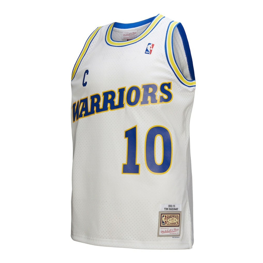 Mitchell & Ness Tim Hardaway Golden State Warriors Hardwood Classics 1990/91 Swingman Jersey White
