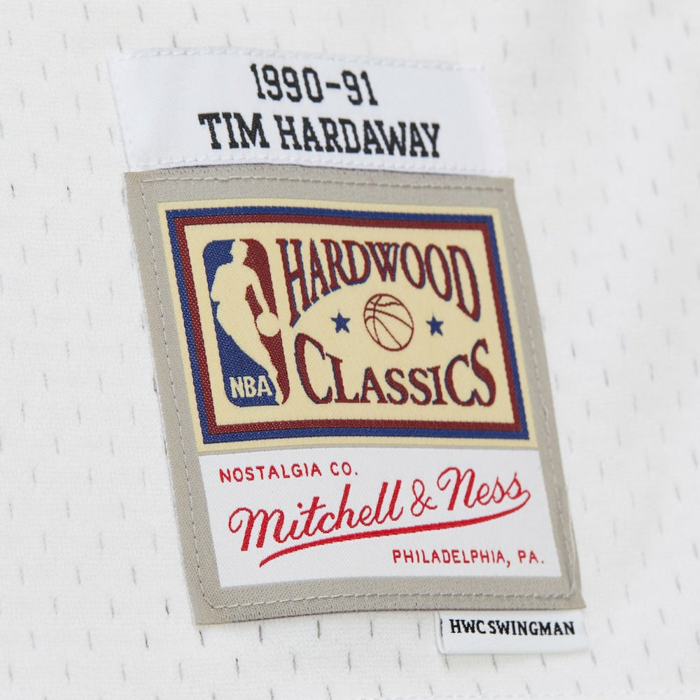 Mitchell & Ness Tim Hardaway Golden State Warriors Hardwood Classics 1990/91 Swingman Jersey White