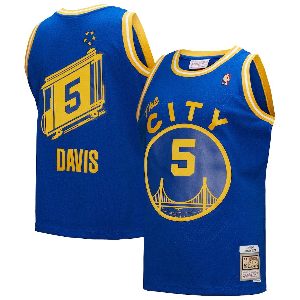 Mitchell & Ness Baron Davis Golden State Warriors Hardwood Classics 2004/05 Swingman Jersey Royal