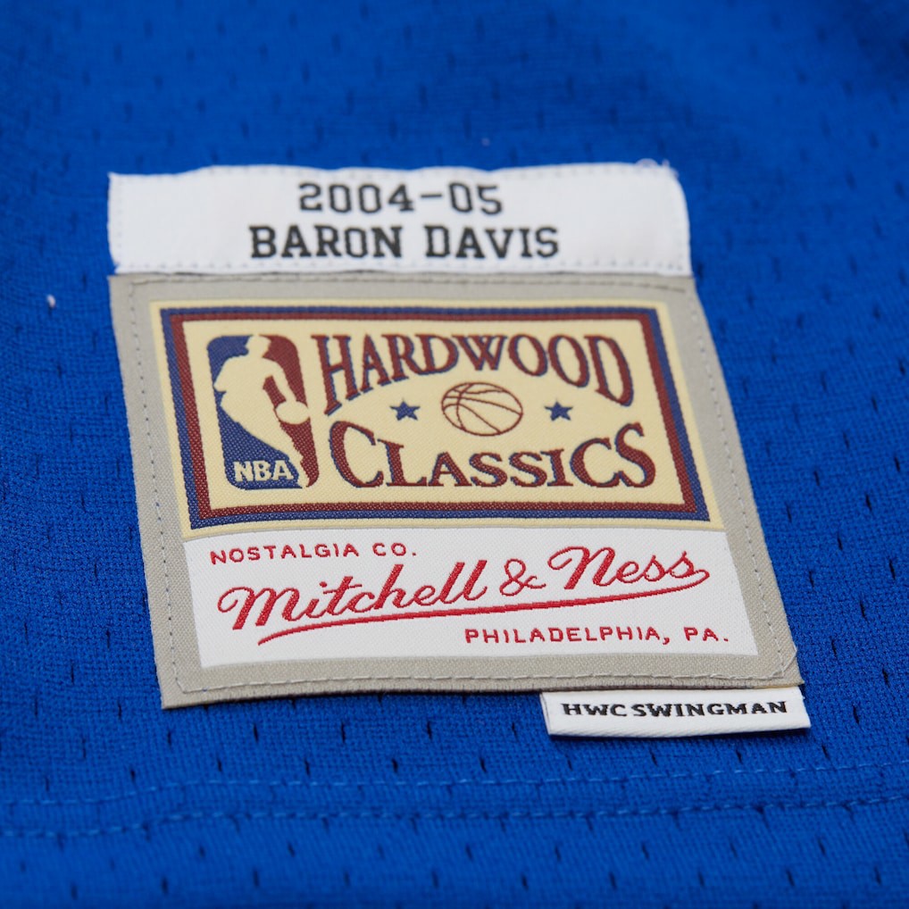 Mitchell & Ness Baron Davis Golden State Warriors Hardwood Classics 2004/05 Swingman Jersey Royal
