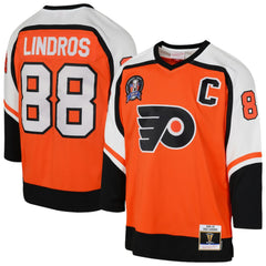 Eric Lindros Philadelphia Flyers Mitchell & Ness Youth 1996/97 Power Play 2.0 Player Jersey with Captain Patch - Orange | NHL discount