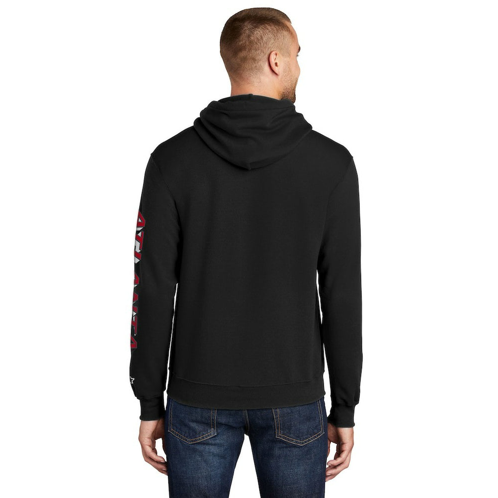 Atlanta Falcons Starter Wordmark Logo Pullover Hoodie - Black - NFL