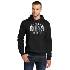 Buffalo Bills Starter Football Pullover Hoodie - Black - NFL