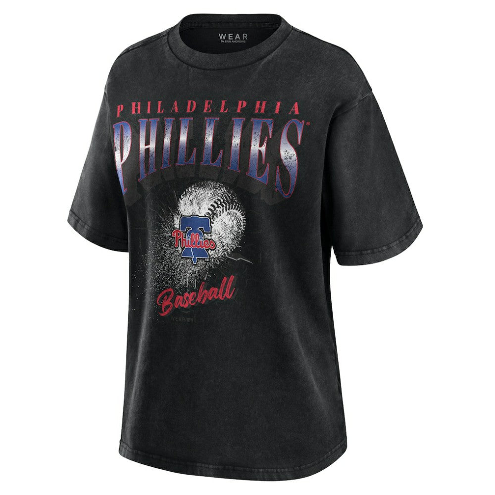 Philadelphia Phillies WEAR by Erin Andrews Women's Oversized Boyfriend T-Shirt Online